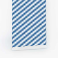 Temporary removable diagonal stripes wall paper