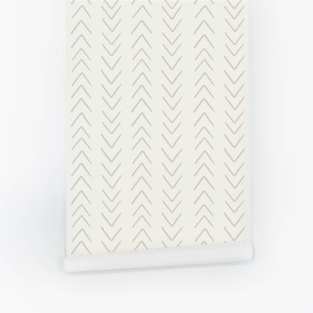 Neutral Scandinavian Arrow Design Wallpaper