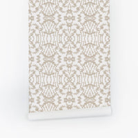 Neutral Tribal Print Wallpaper