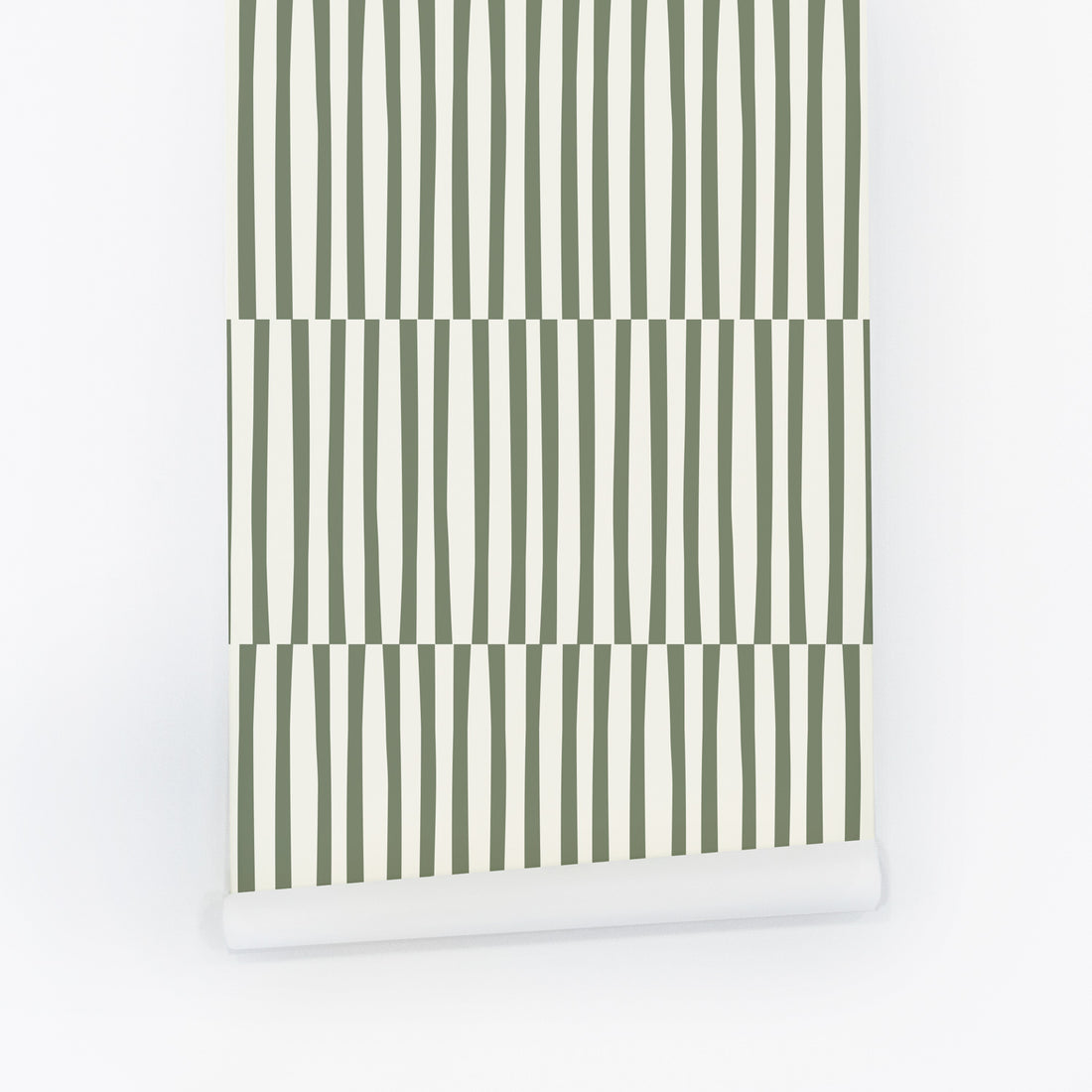 Minimal Olive Lines Wallpaper
