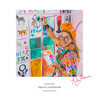 Abstract Brush Pattern Wallpaper