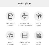 backsplash peel and stick cleaning