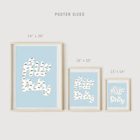 Hello Baby Boy Art Print Poster