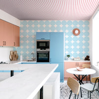 Candy Stripe Ceiling Wallpaper