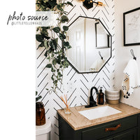 Modern delicate herringbone wallpaper