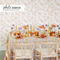 Pastel Wooden Tile Design Wallpaper