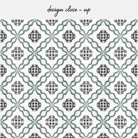 bathroom backsplash design in green