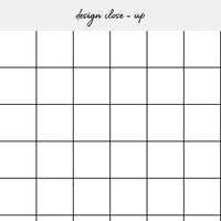 black and white checkered backsplash close up