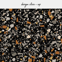 stone design black peel and stick backsplash