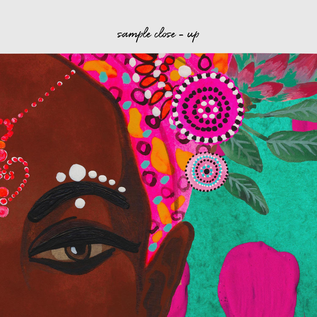 african woman inspired wall art