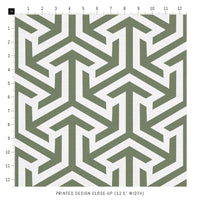 vintage fabric prints with geometric pattern