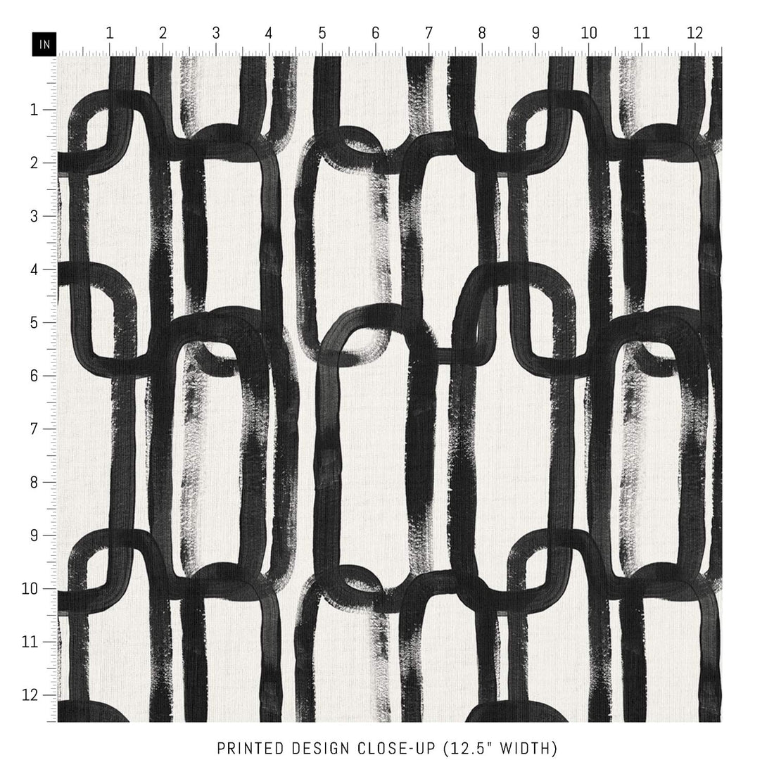 retro fabric by the yard in black and white