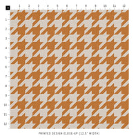 houndstooth print retro fabric