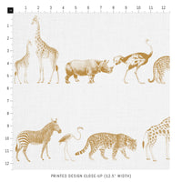 safari animal print fabric design