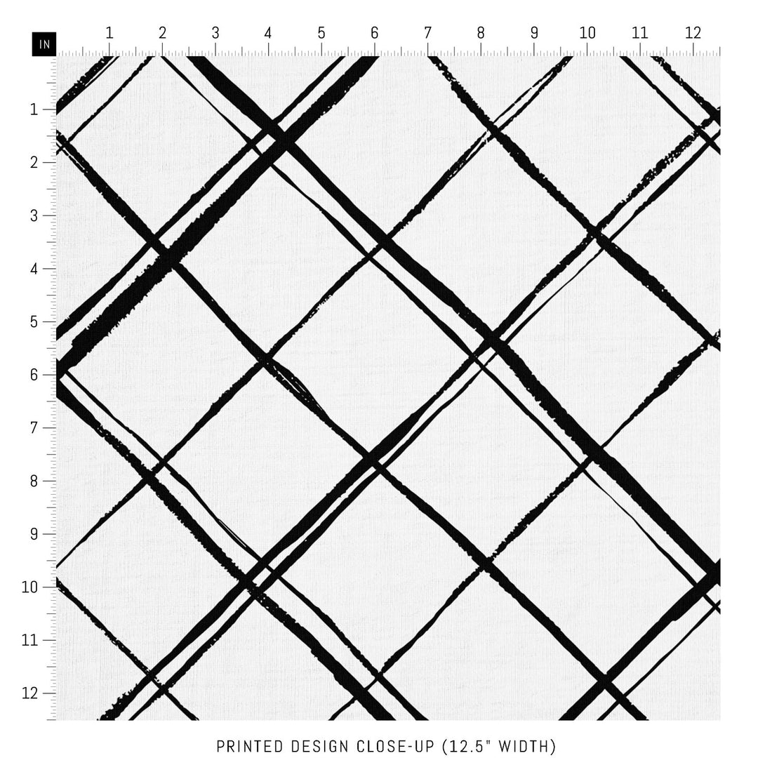 stylish black and white plaid fabric