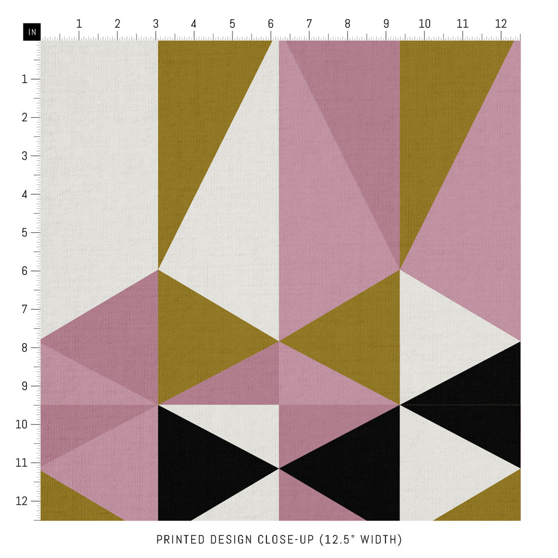 vintage geometric print fabric