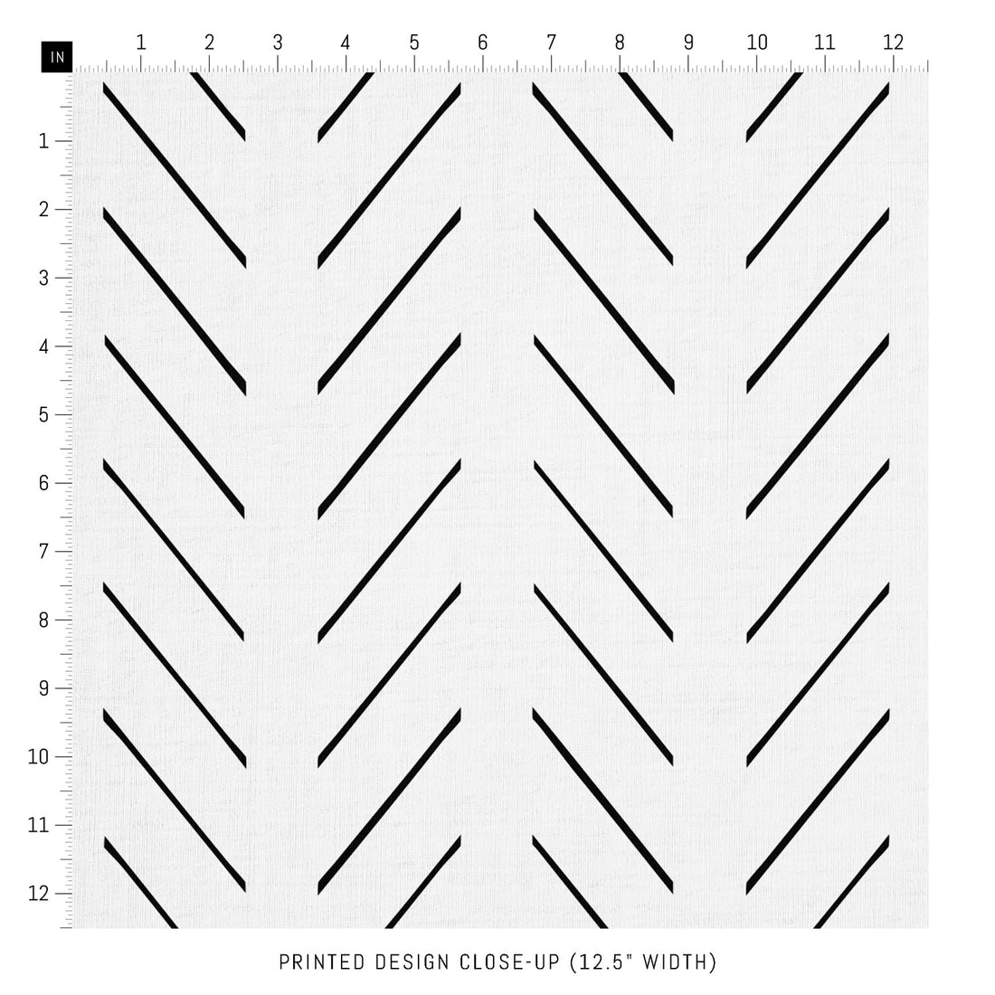 simple and elegant fabric design in black and white