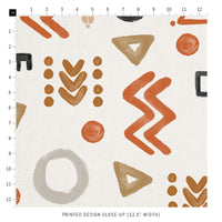 colorful printed fabric design