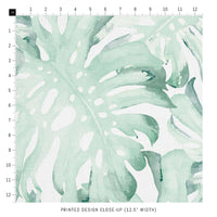 palm springs inspired fabric pattern in green