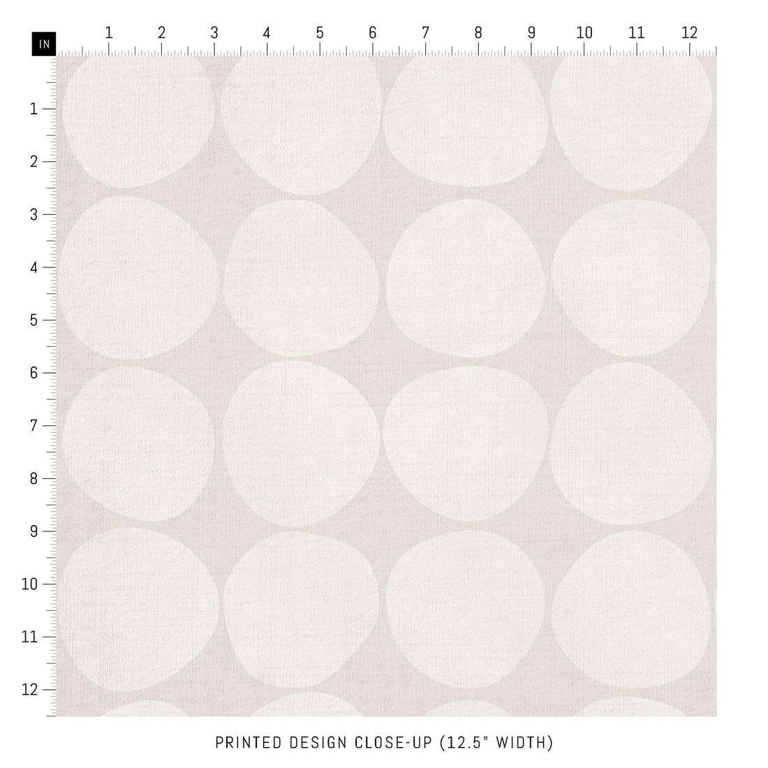 retro circle patterned fabric design