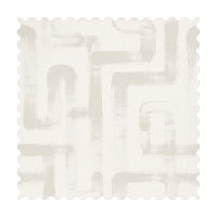 neutral printed fabric design with abstract lines