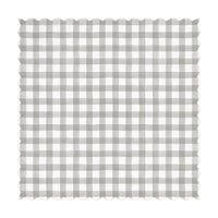 traditional buffalo check print fabric in grey