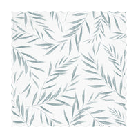 botanical print fabric in coastal colors