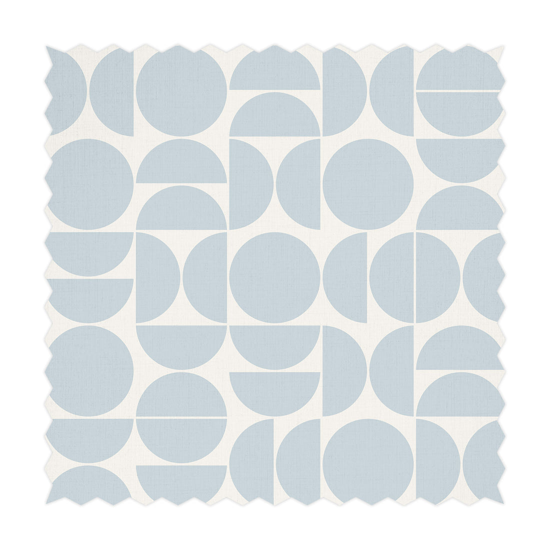 geometric retro blue fabric