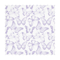 light purple butterfly print fabric