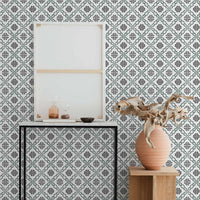 coastal style tile peel and stick wallpaper