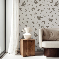 Elegant Abstract Cutouts Wallpaper