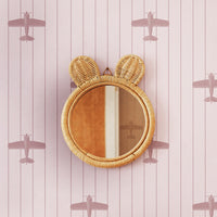 Pink Vintage Airplane Wallpaper