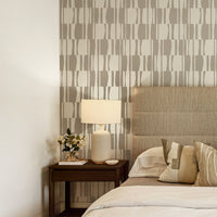 Abstract Geometric Tiles Print Wallpaper