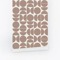 Neutral Geometric Wallpaper
