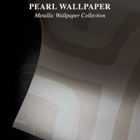 Metallic Pearl Paintbrush Maze © Wallpaper