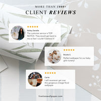 Neutral tropical design wallpaper in fog color
