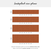 Copper Malachite Design Backsplash