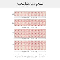 Pink Moroccan Tile Pattern Backsplash