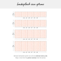 Light Coral Color Tiles Backsplash