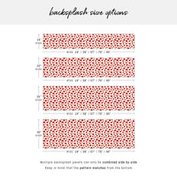 Tomato Pattern Backsplash