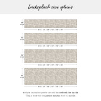 Neutral Limewash Paint Strokes Design Backsplash