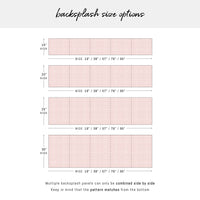 Watercolor Plaid Design Backsplash In Patio