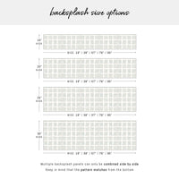 Beach Stripes Print Backsplash