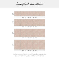 Abstract Tiny Brick Design Backsplash