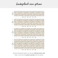 Earth Tone Terrazzo Backsplash