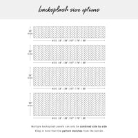 Black Herringbone Tile Design Backsplash