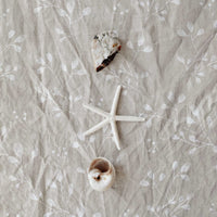 elegant and neutral print fabric design