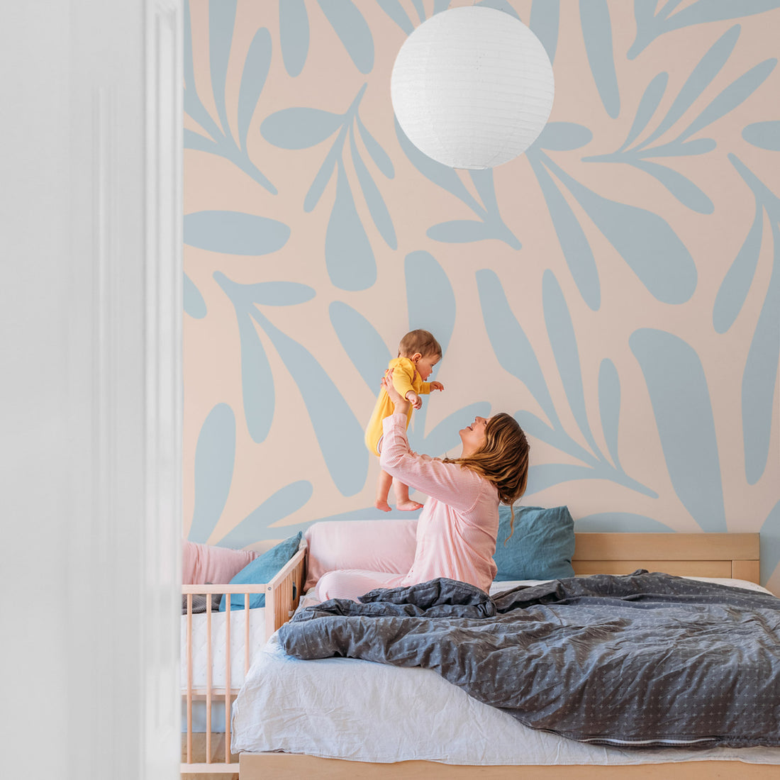 Pastels Floral Wall Mural