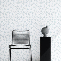 small horseshoe pattern removable wallpaper