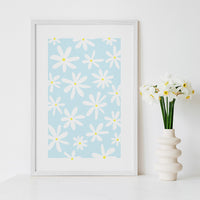 flower power inspired art print